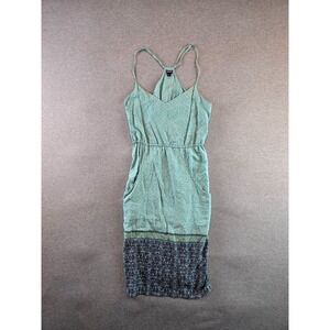 Patagonia Dress Size M Beryl Green Lost Wildflower Sunburst Crux Travel Outdoors